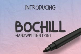 Bochill: A Sweet Script Font for Thoughtful Design Choices