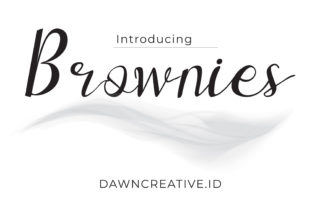 Brownies: A Sweet & Cute Script Font