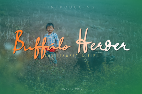 Buffalo Herder: A Handwritten Script Font for Distinctive, Human-Centered Design