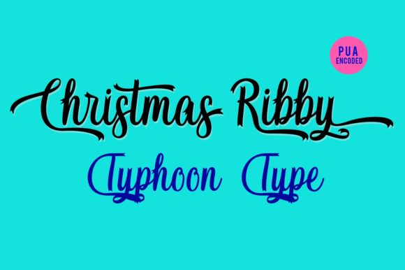 Christmas Ribby: A Friendly Handwritten Font