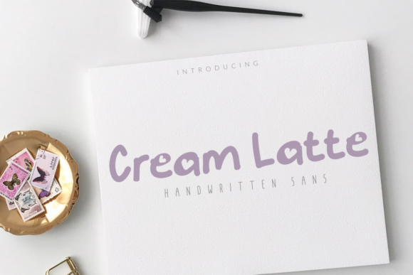 Cream Latte: A Handwritten Font for Playful, Age-Appropriate Design