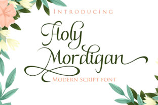 Holy Mordigan: The Luxury Script Font That Elevates Real Design Work