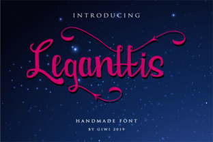 Leganttis: Playful, Sweet, Timeless Script