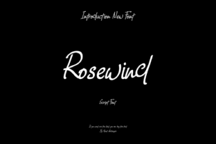 Rosewind: Elegant Script Typography for Modern Design