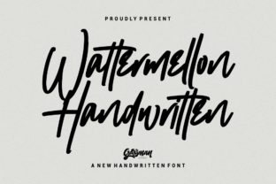Wattermellon: Bold Handwritten Charm